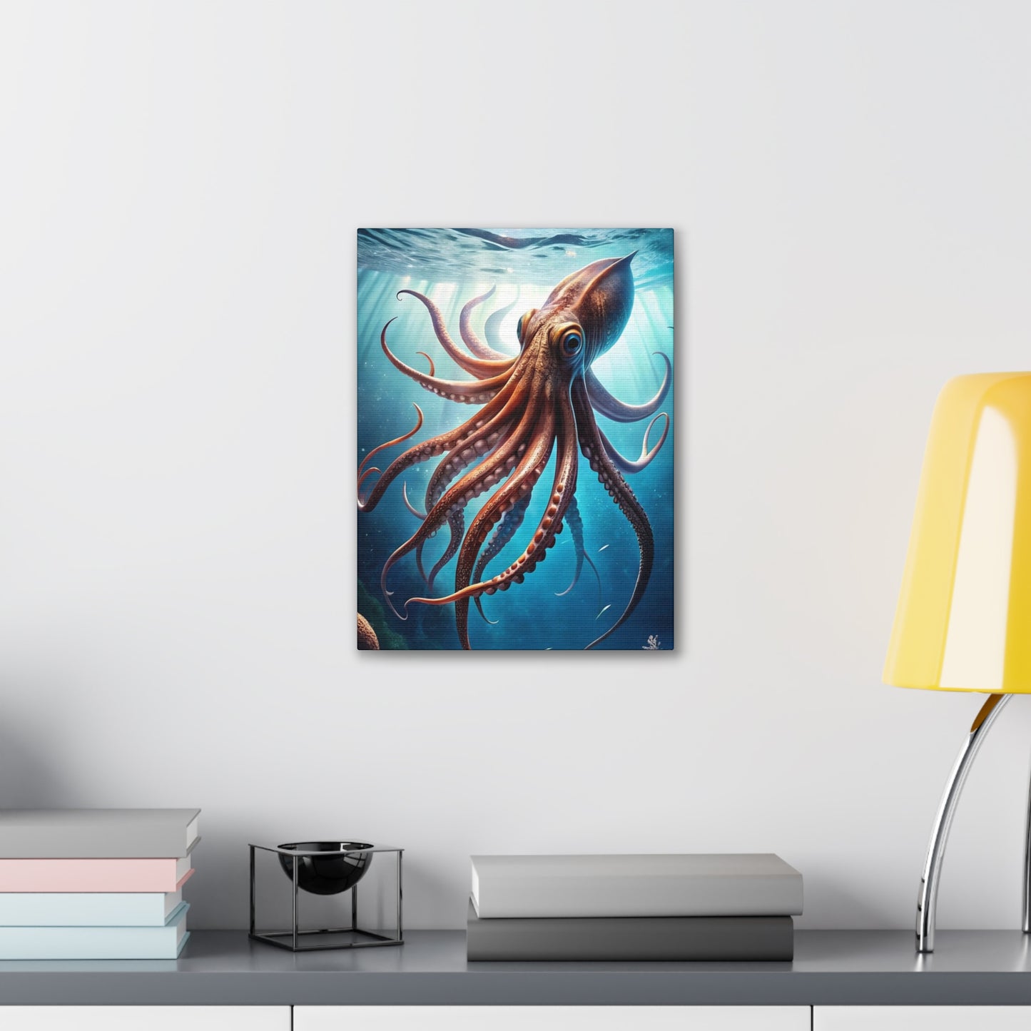 Octopus - Canvas Stretched, 0.75"