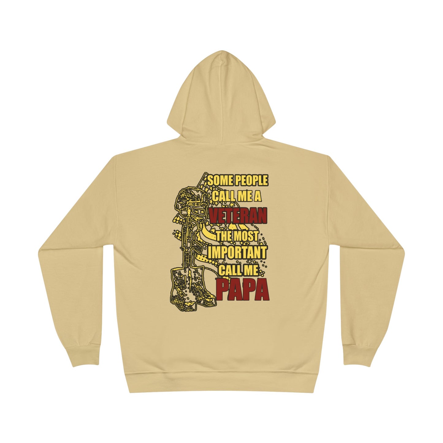 Military - Veteran - Unisex EcoSmart® Pullover Hoodie Sweatshirt