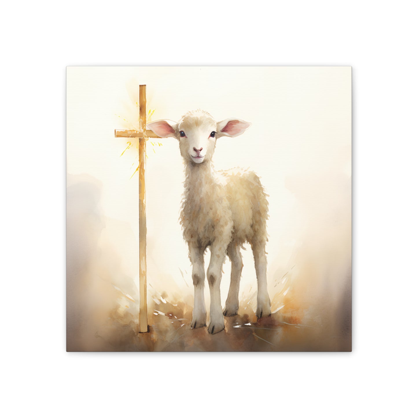 The Lamb - Canvas Stretched, 0.75" - Easter