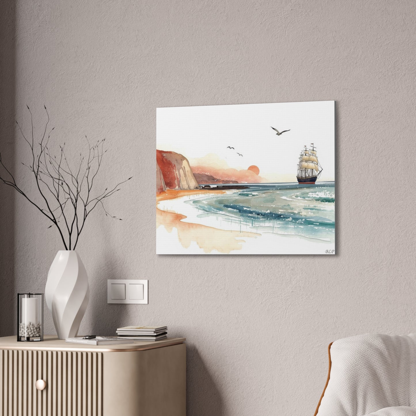 Coastal Clipper - Canvas Stretched, 0.75" - 2026 Wall Art - Places