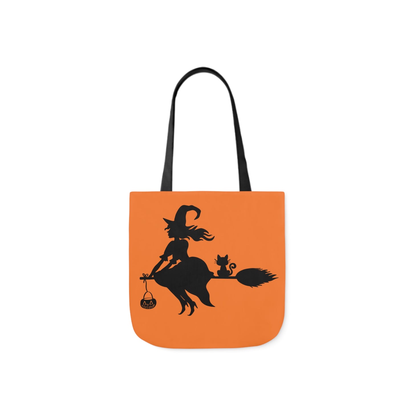 Witch - Canvas Tote Bag, 5-Color Straps - Halloween