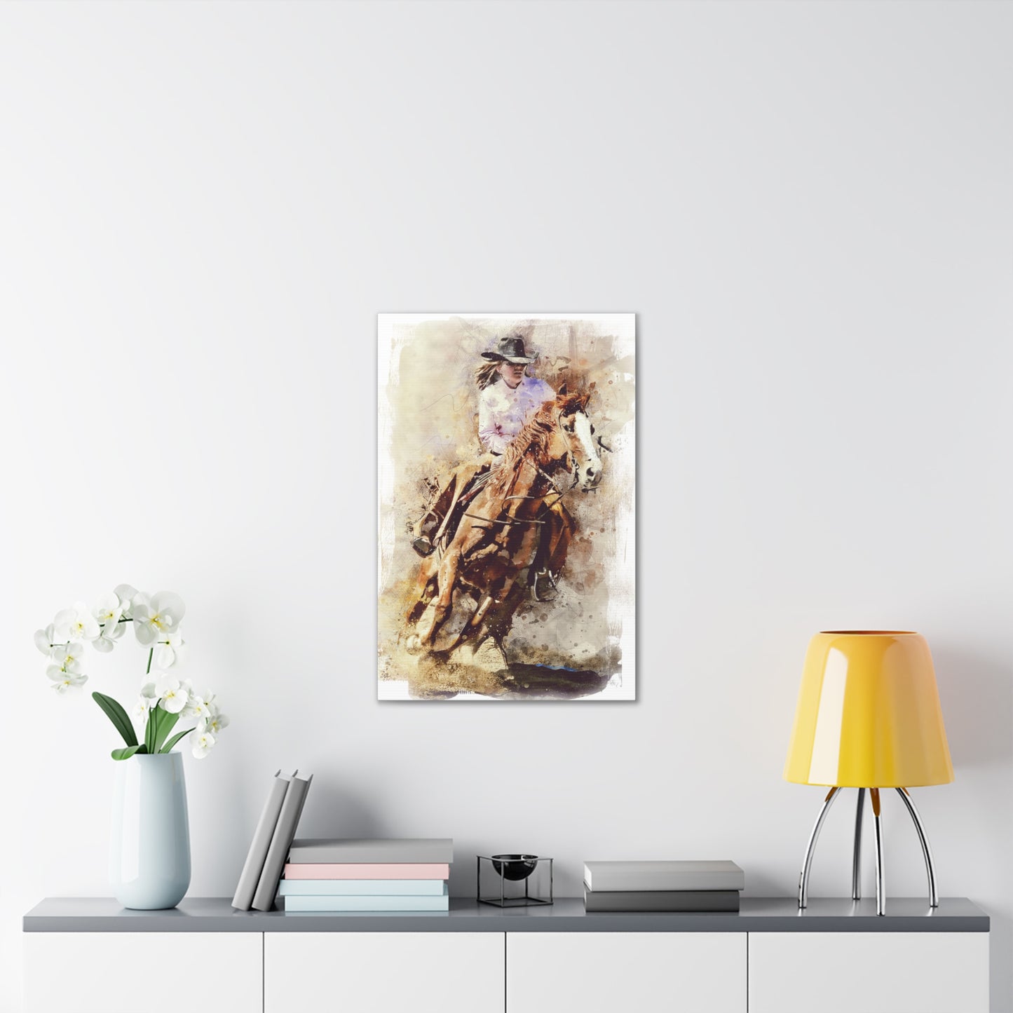 Barrel Racer - Canvas Stretched, 0.75" - Mother's Day