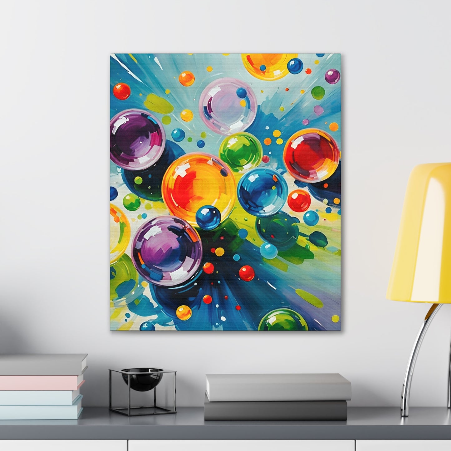 Colored Balls - Canvas Stretched, 0.75"