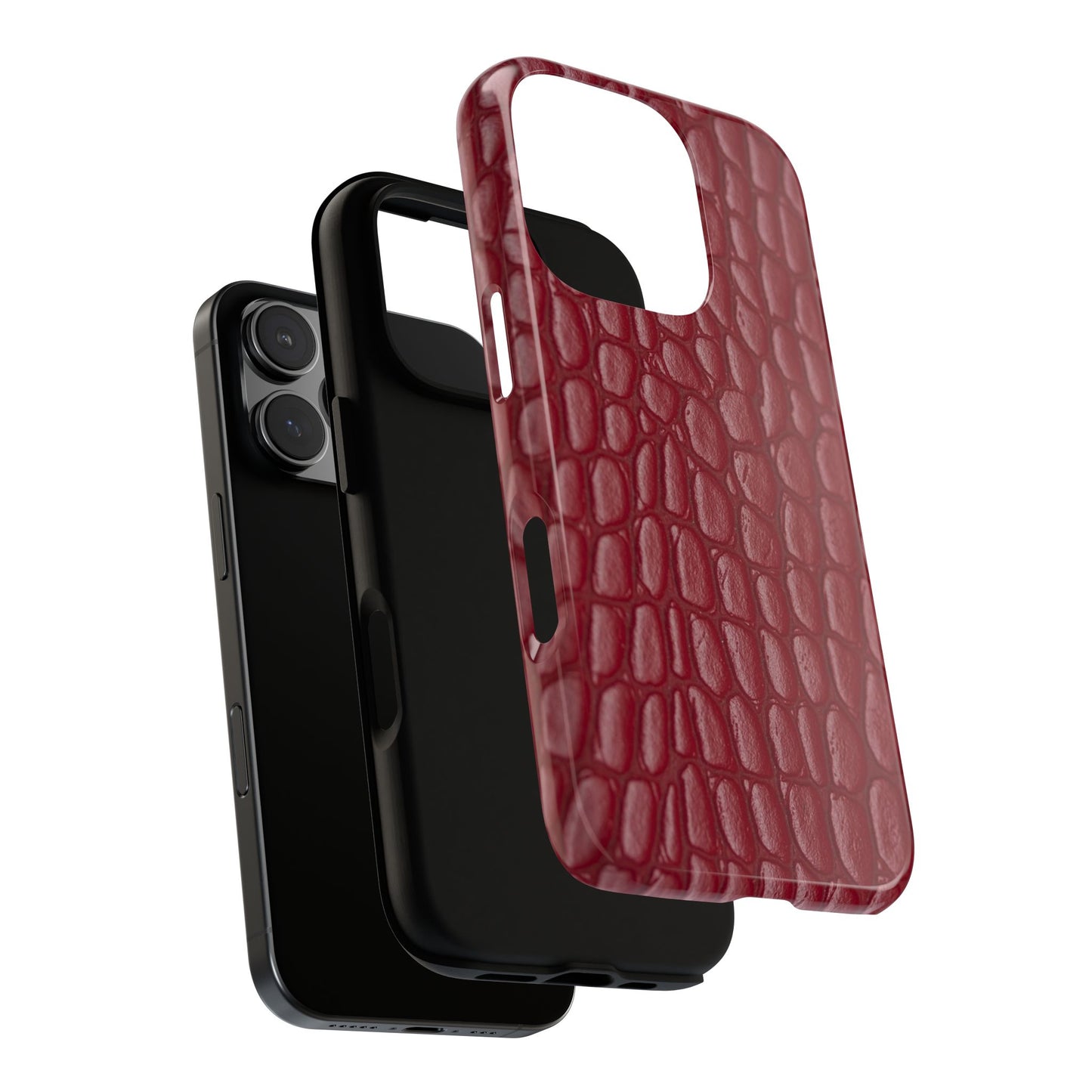 Red Leather - Tough Cases - Whimsical Phone Cases