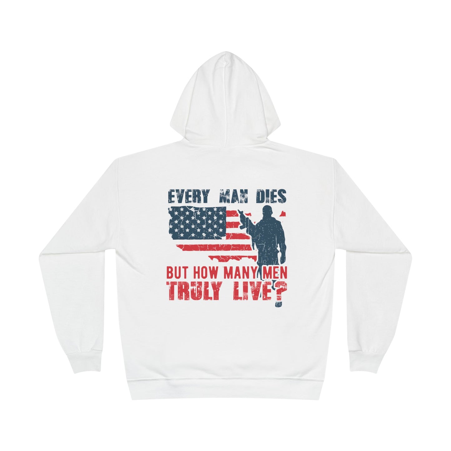 Military - Veteran - Unisex EcoSmart® Pullover Hoodie Sweatshirt