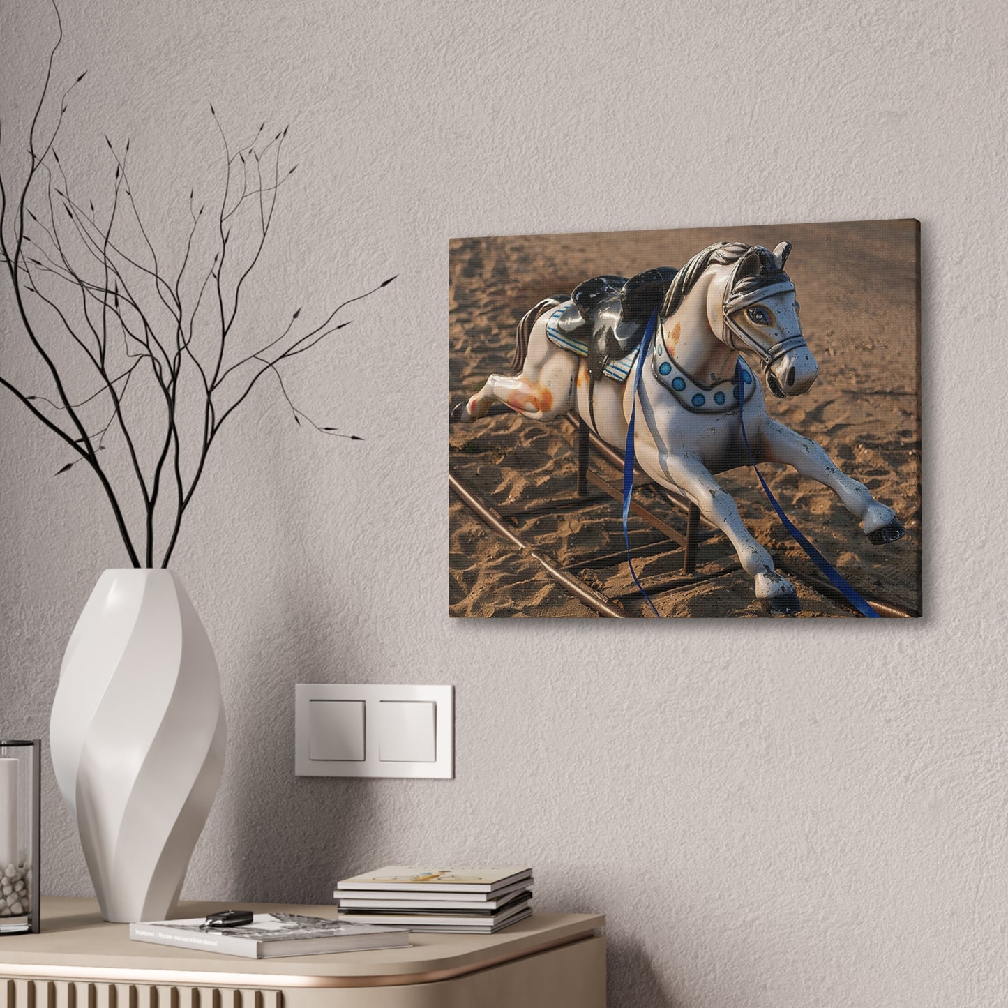 Rocking Horse - Canvas Stretched, 0.75"