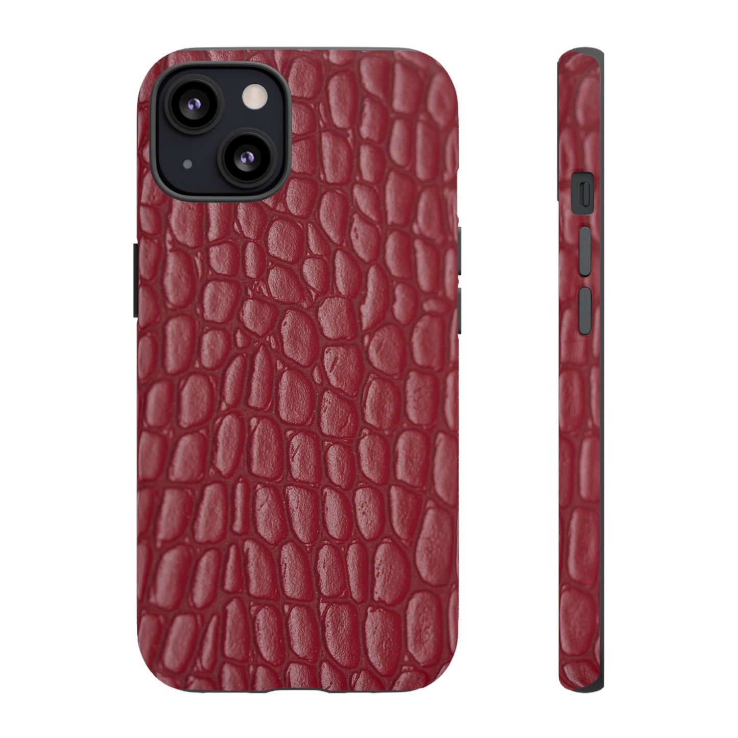 Red Leather - Tough Cases - Whimsical Phone Cases