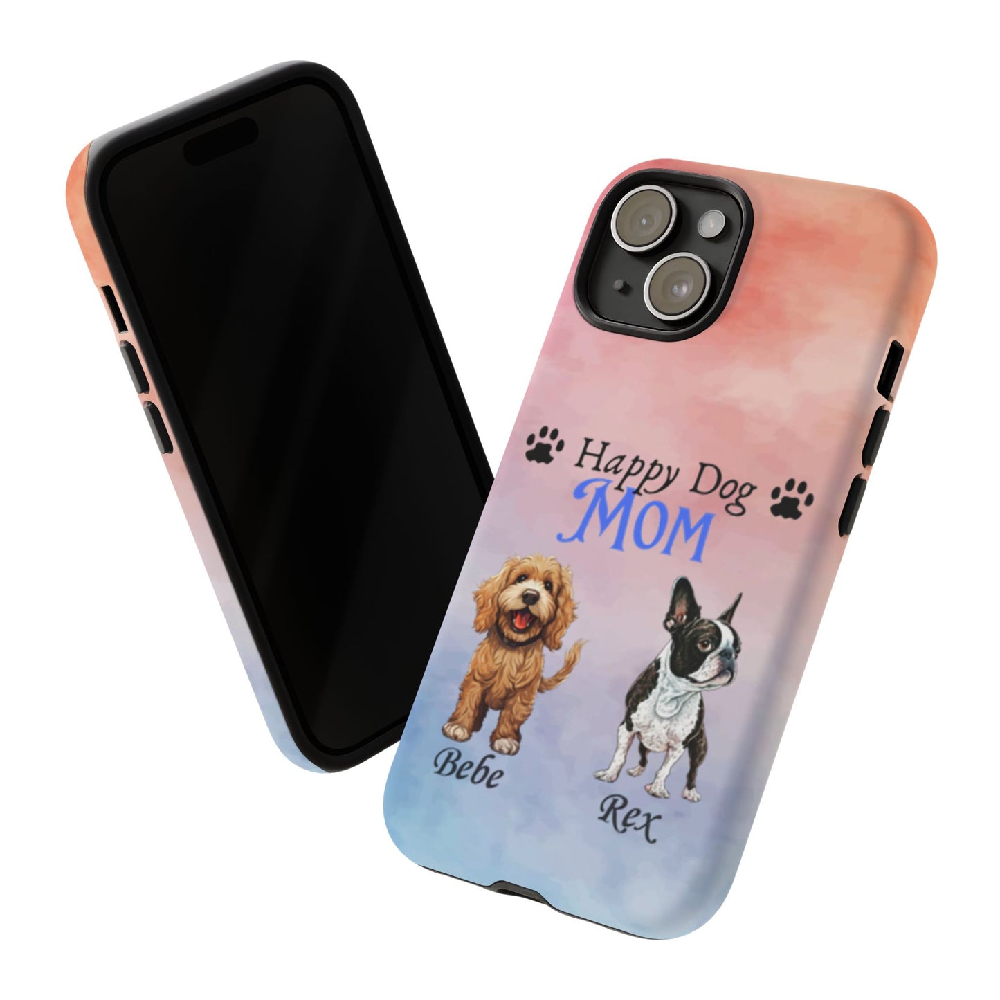 Dog Mom - Personalized - Whimsical Phone Cases - Mother's Day