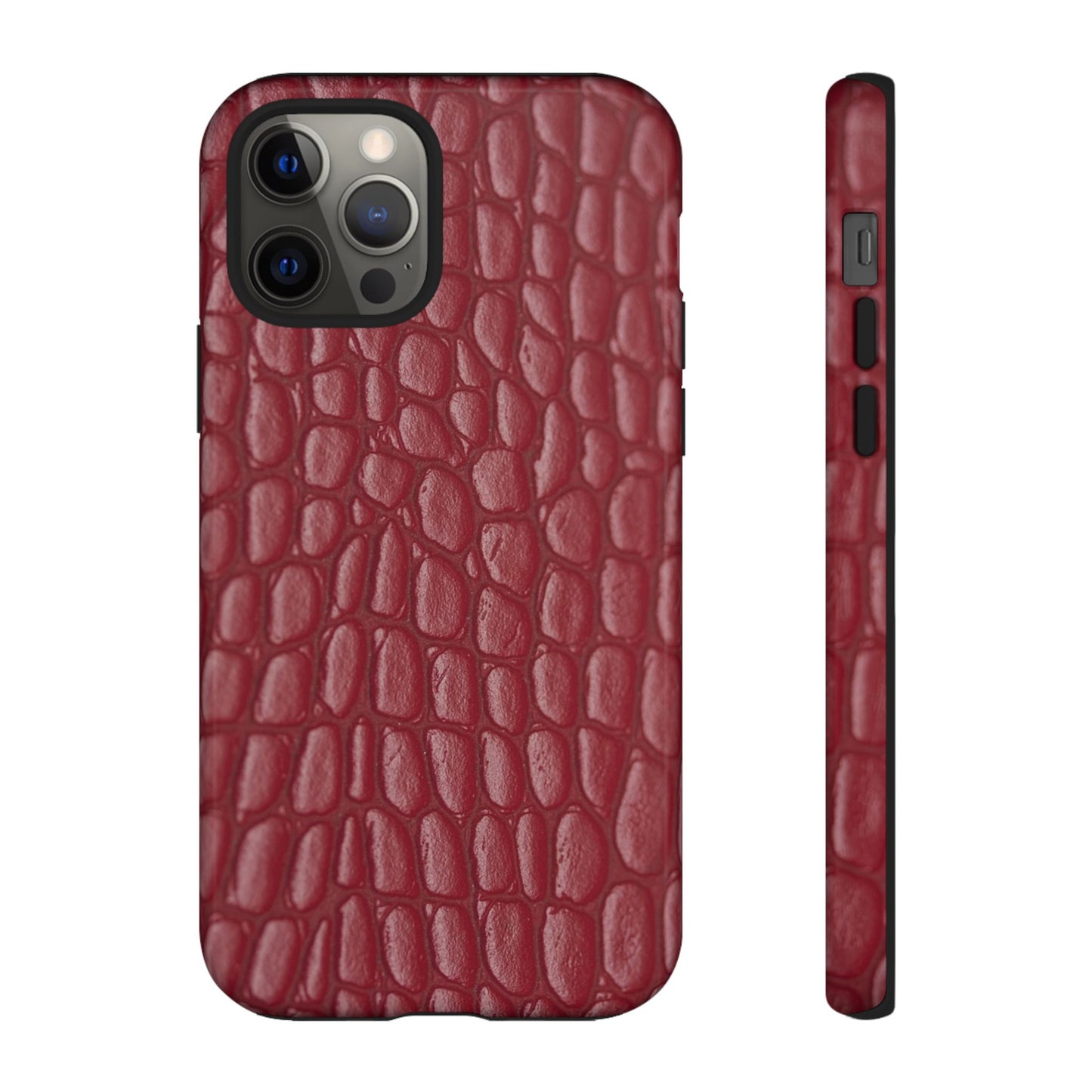 Red Leather - Tough Cases - Whimsical Phone Cases