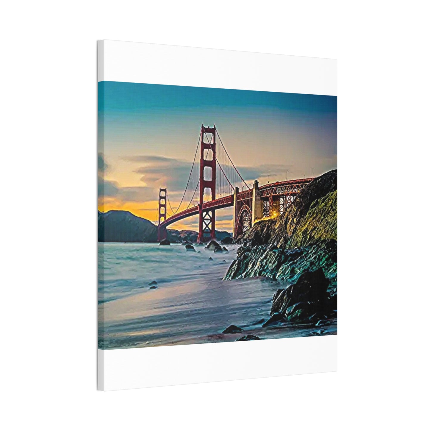 Golden Gate - Canvas Stretched, 0.75"