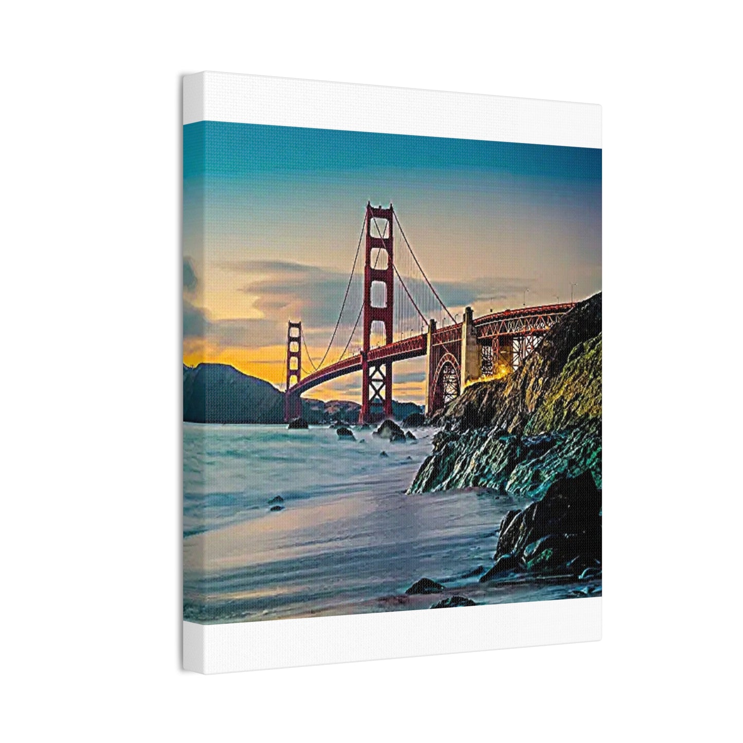 Golden Gate - Canvas Stretched, 0.75"