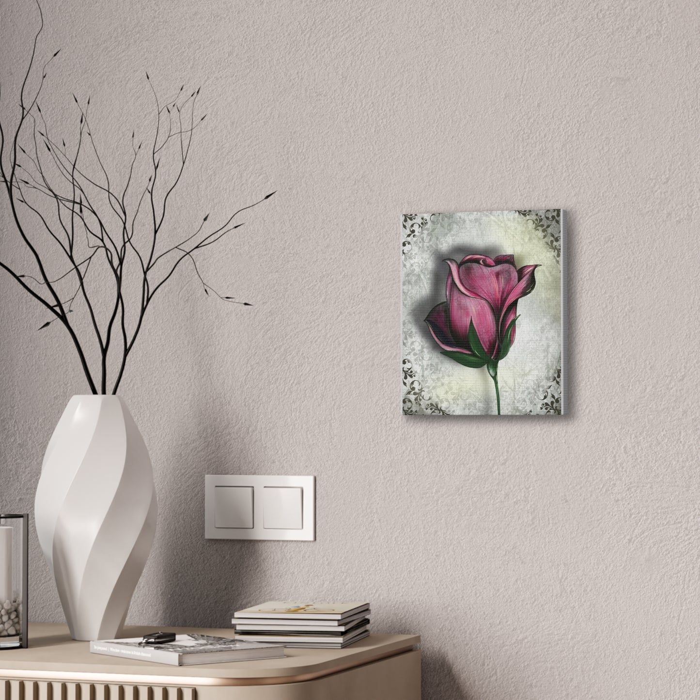 Rose - Canvas Stretched, 0.75"