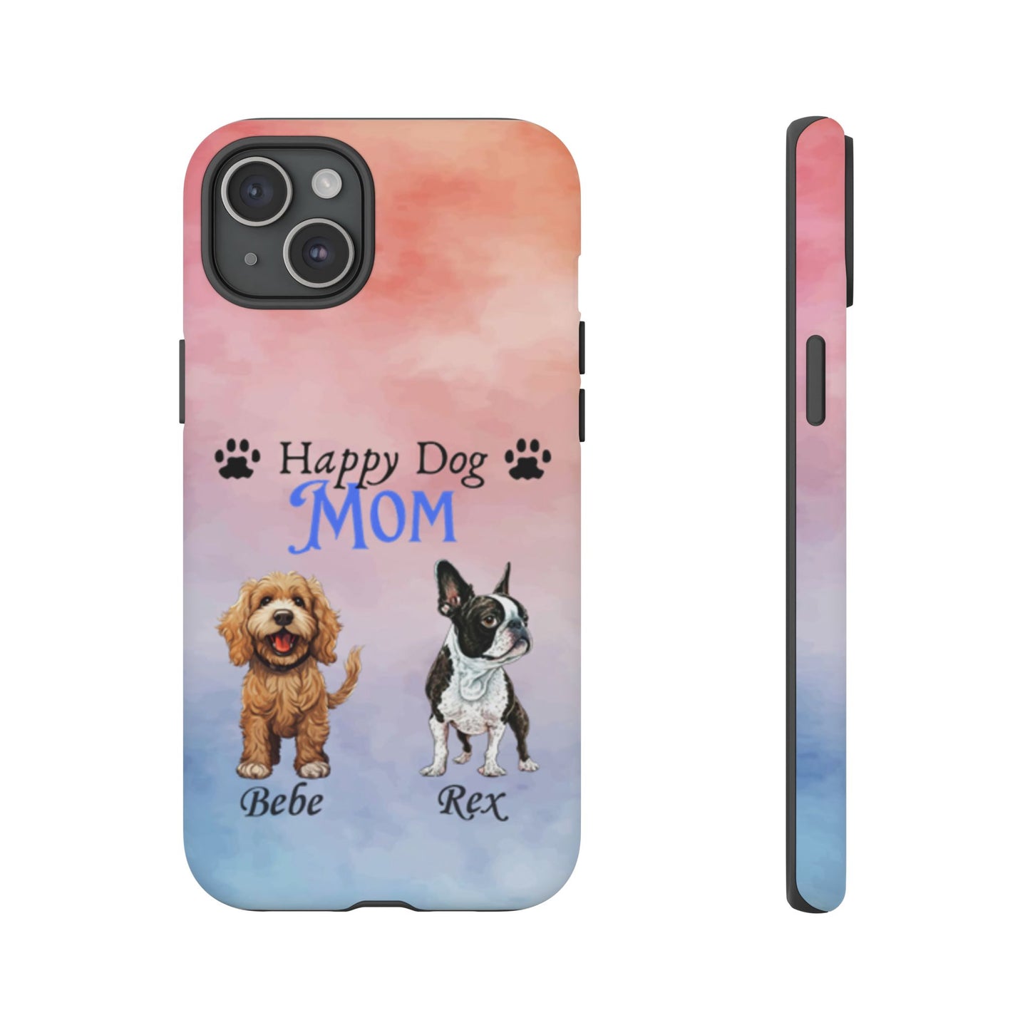 Dog Mom - Personalized - Whimsical Phone Cases - Mother's Day