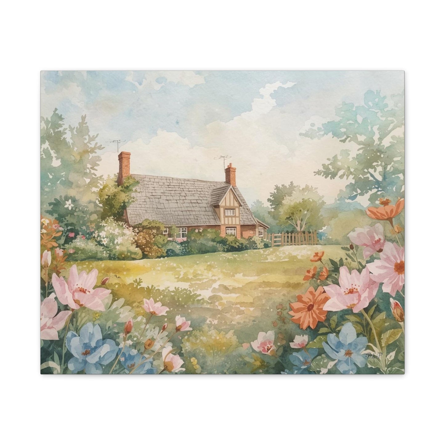 English Cottage - Canvas Stretched, 0.75" - 2026 Wall Art - Places