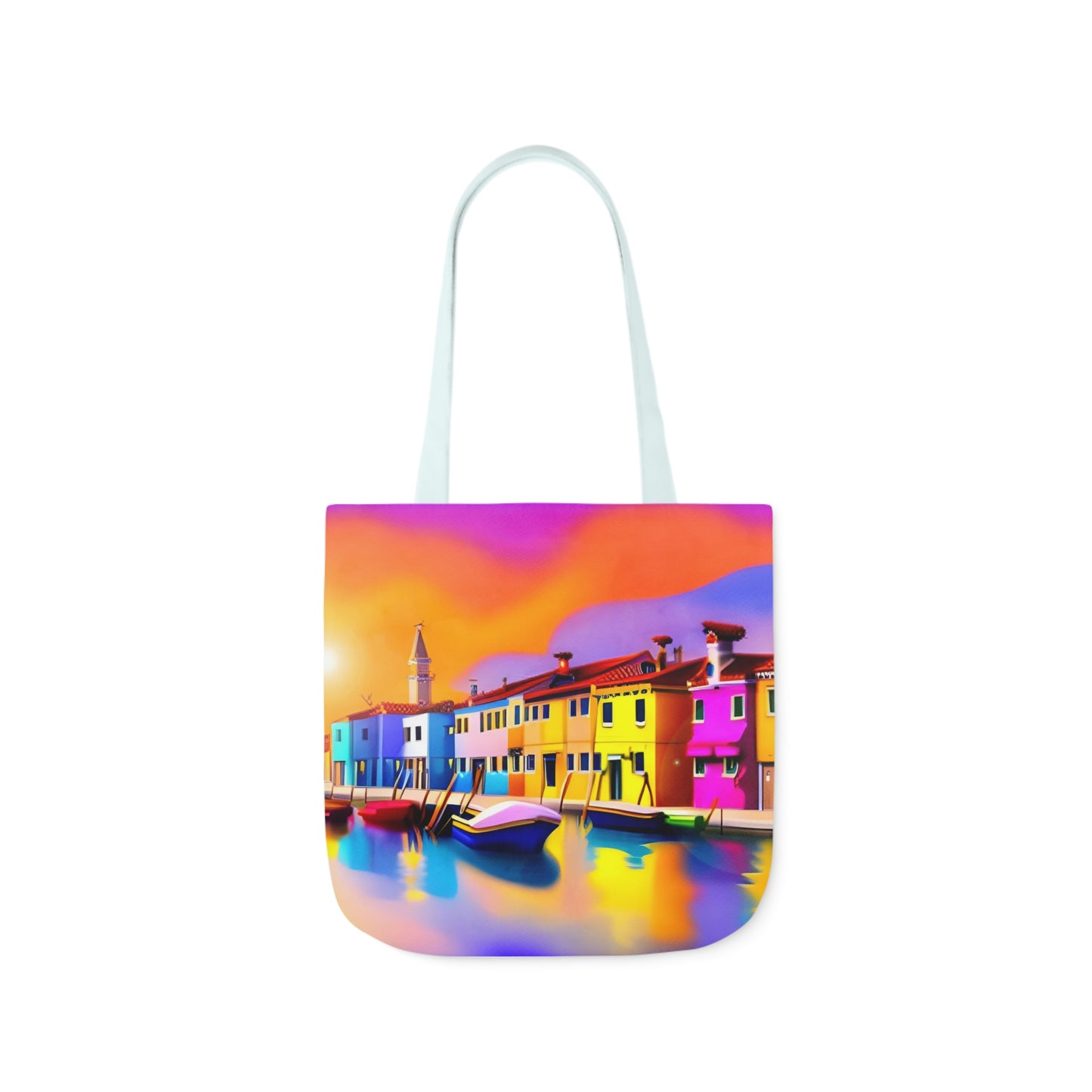 Venice - Canvas Tote Bag, 5-Color Straps