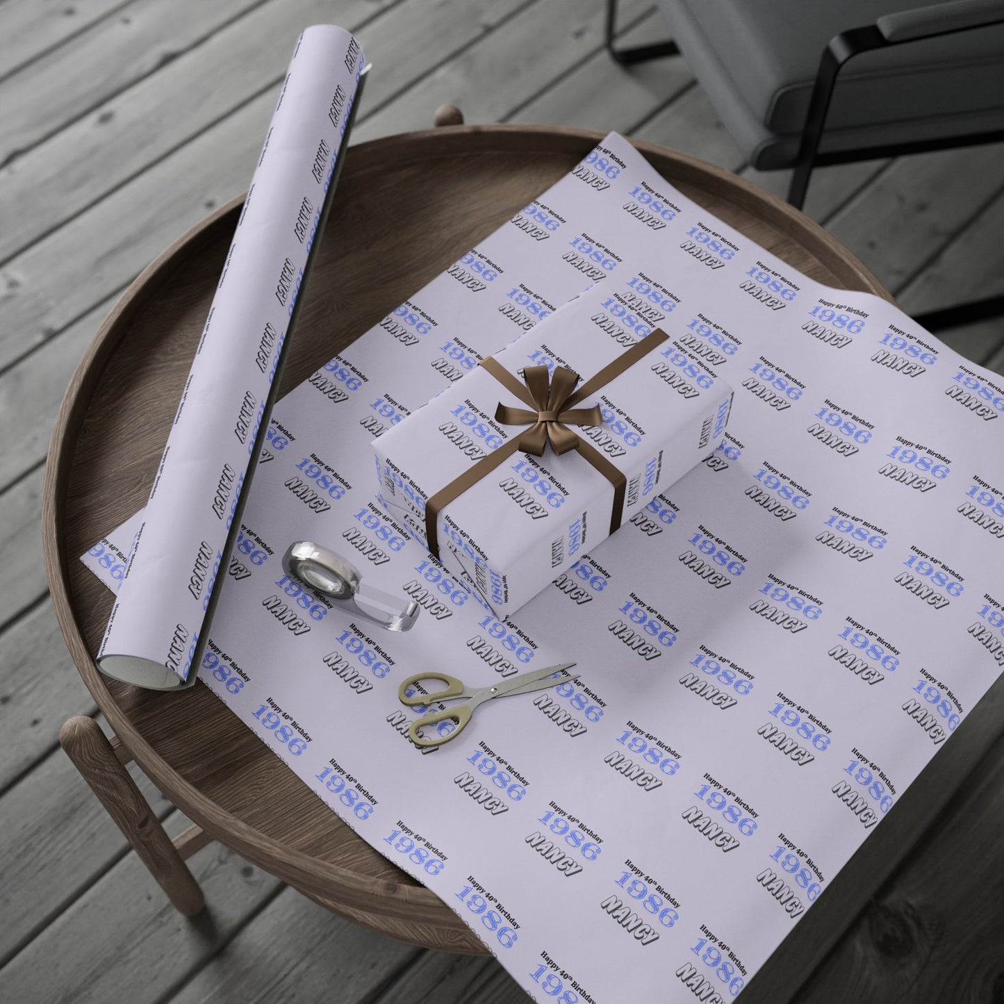 Custom Happy Birthday - Wrapping Papers