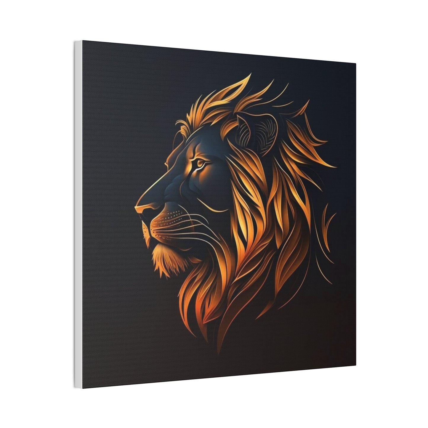 Lion - Canvas Stretched, 0.75"