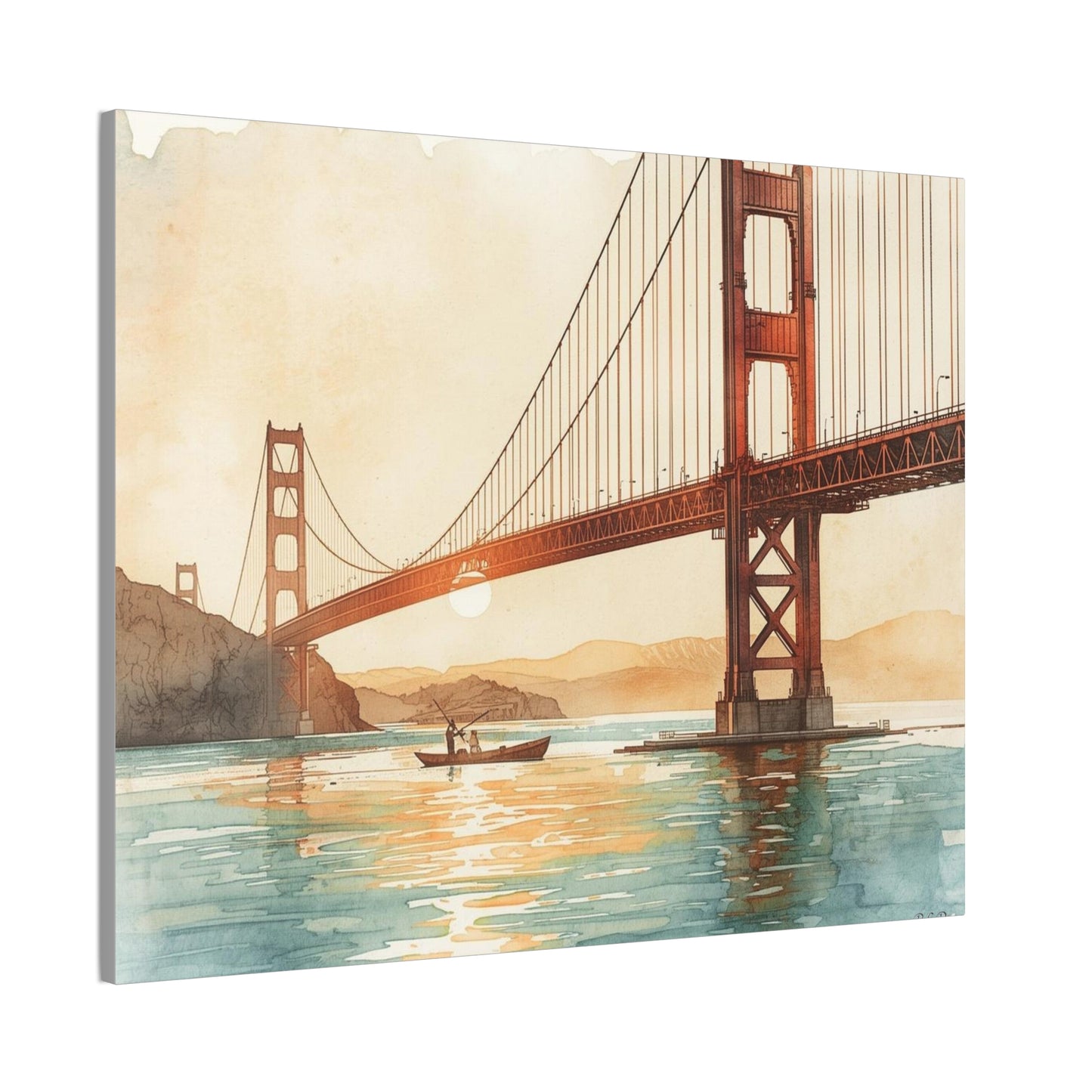 Golden Gate Bridge - Canvas Stretched, 0.75" - Wall Art 2026 - Places