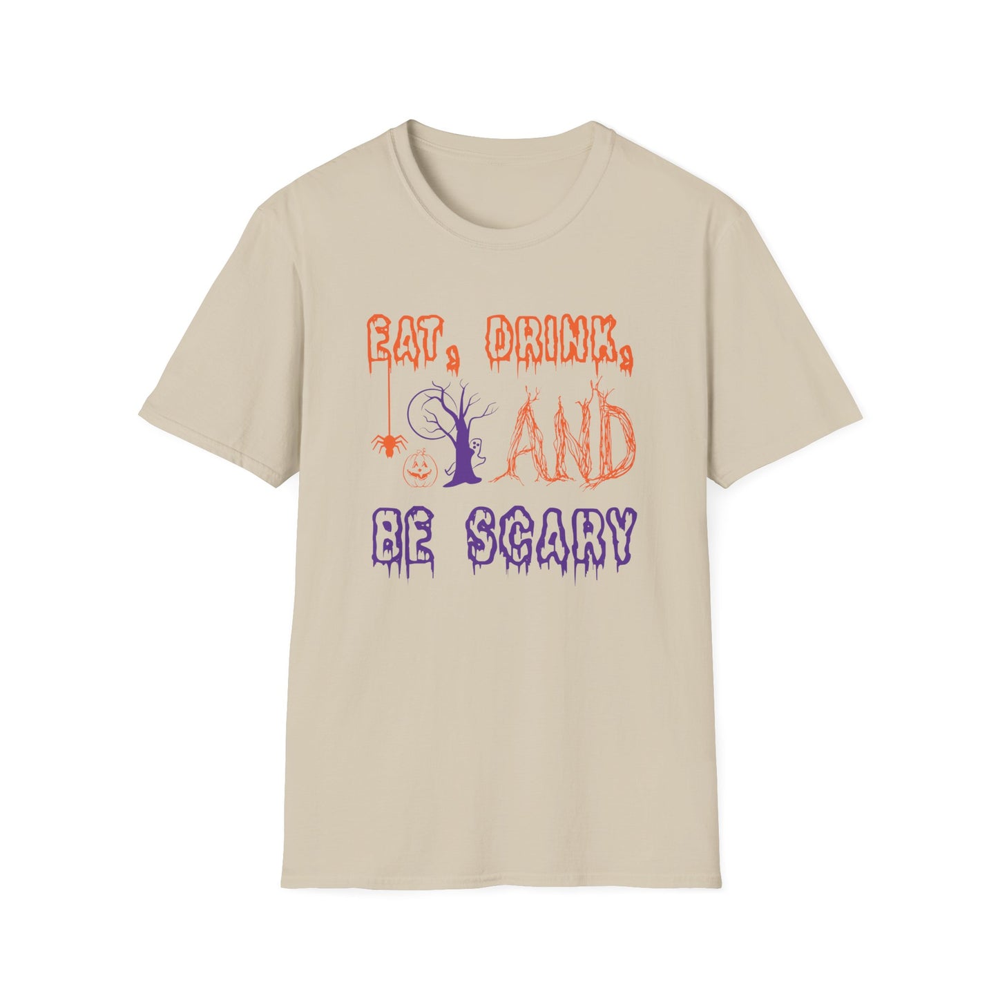 Be Scary - Unisex Softstyle T-Shirts - Halloween