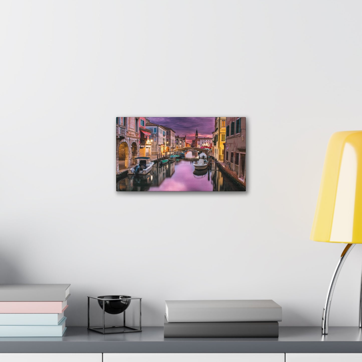 Venice Canal - Canvas Stretched, 0.75"