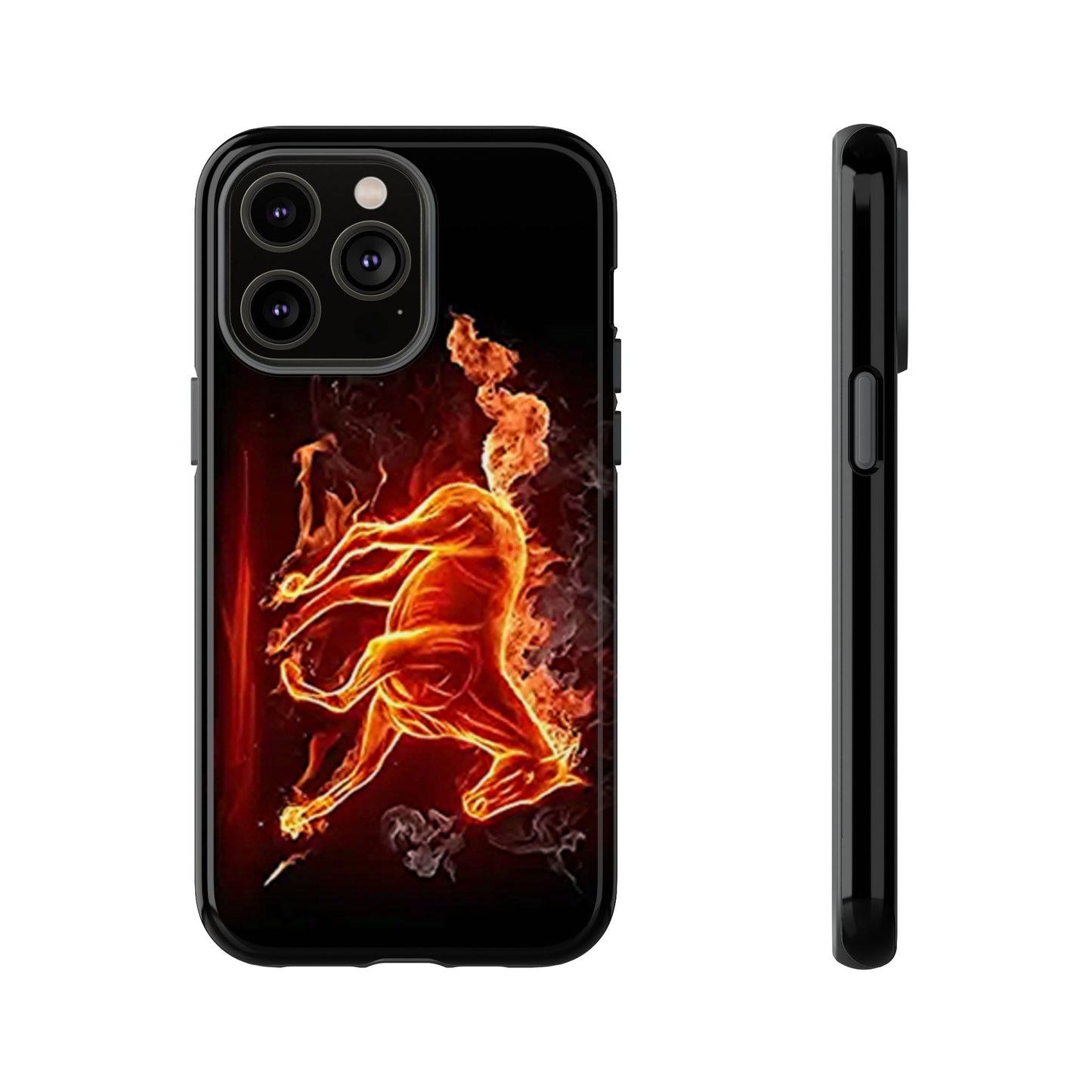 Burning Horse - Whimsical Phone Cases