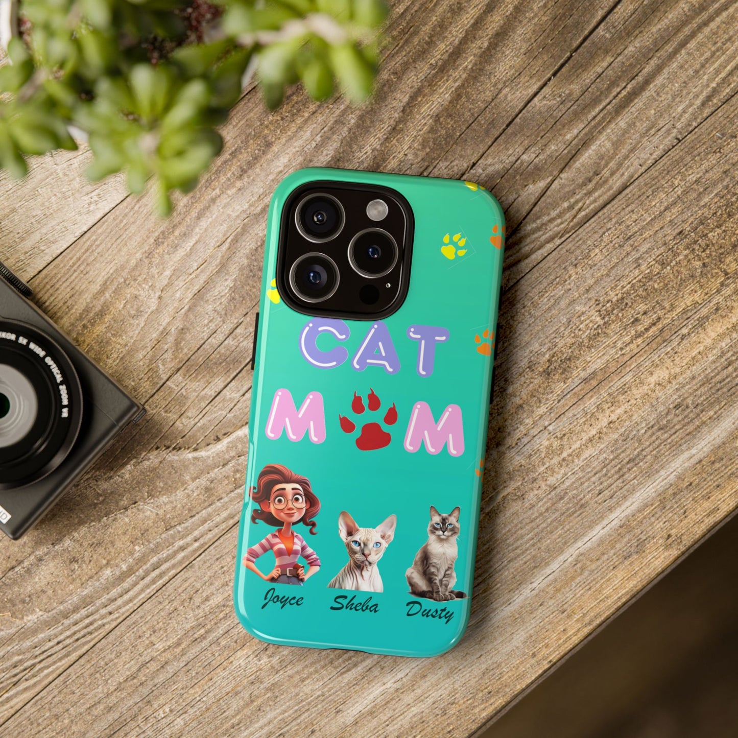 Cat Mom - Tough Cases - Mother's Day - Whimsical