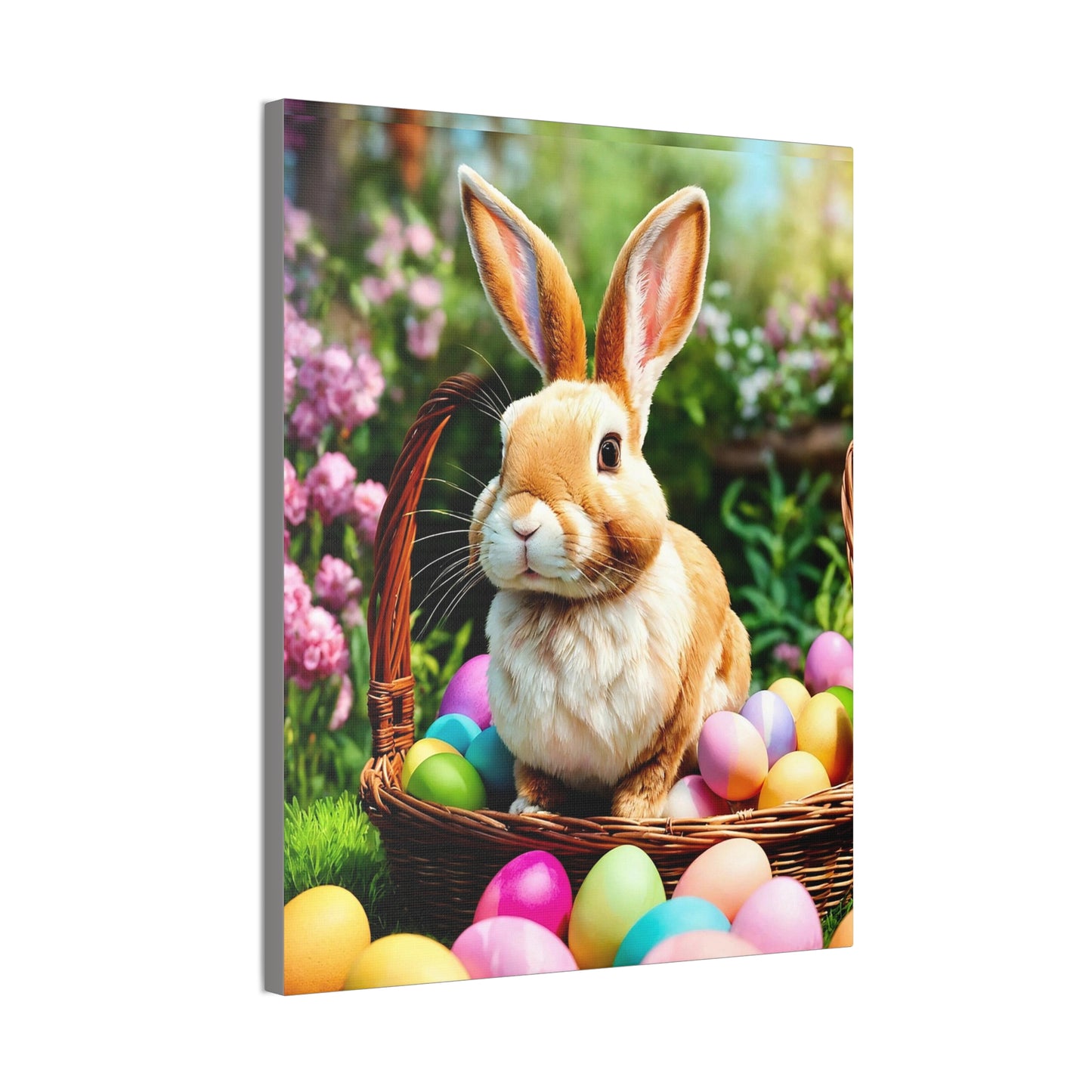 Easter Bunny - Canvas Stretched, 0.75" - 2026 Wall Art - Holidays