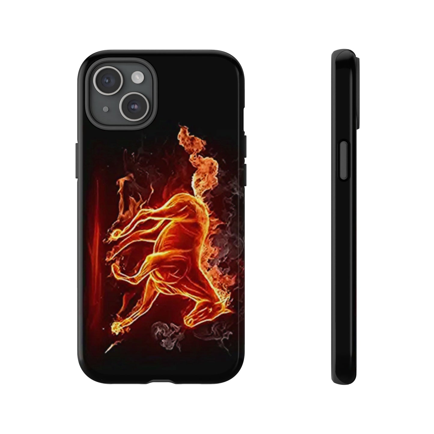 Burning Horse - Whimsical Phone Cases