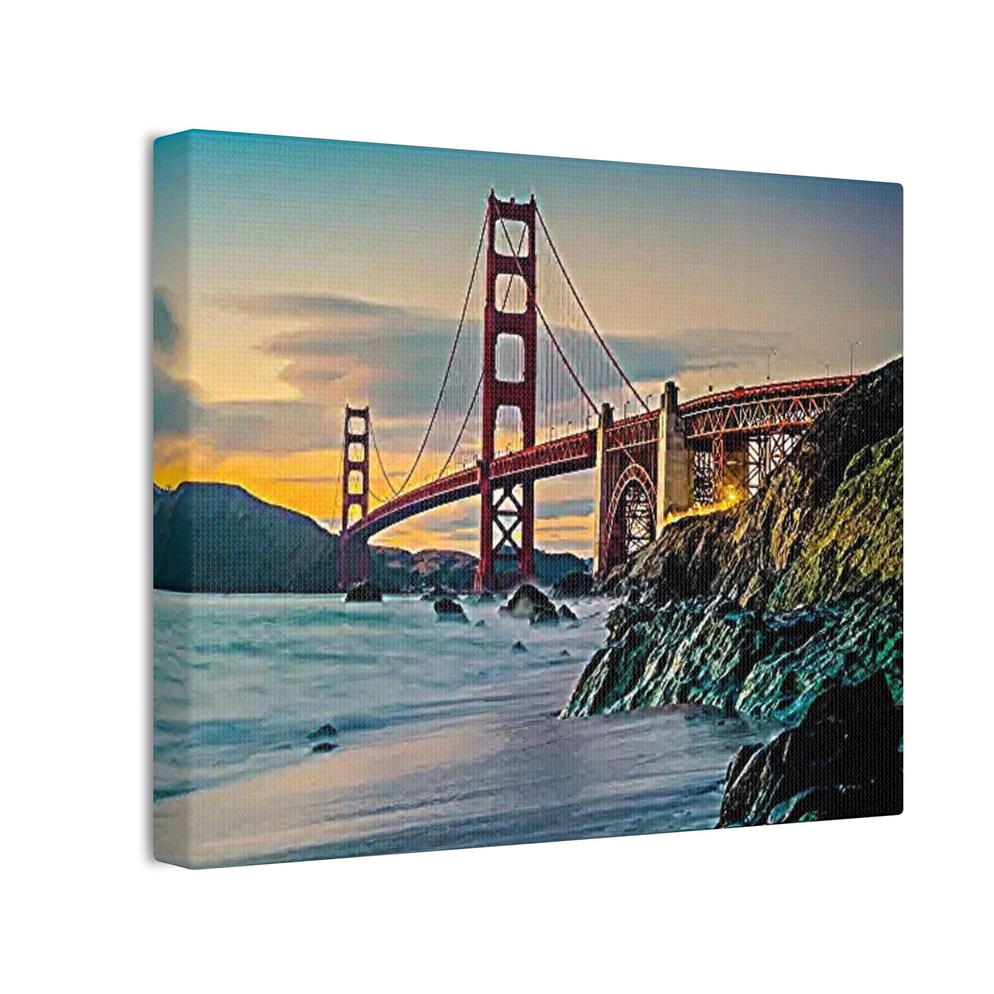 Golden Gate - Canvas Stretched, 0.75"