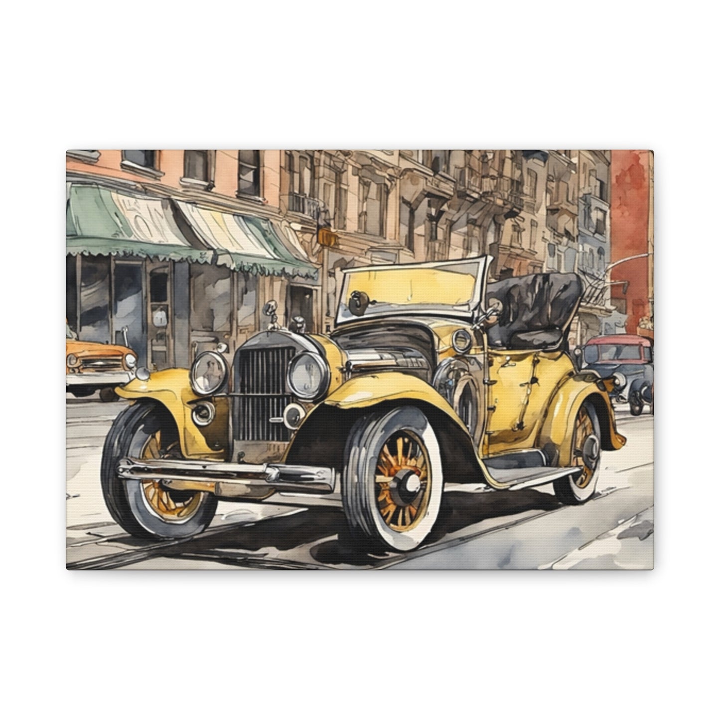 Antique Car - Canvas Stretched, 0.75" - Father's Day