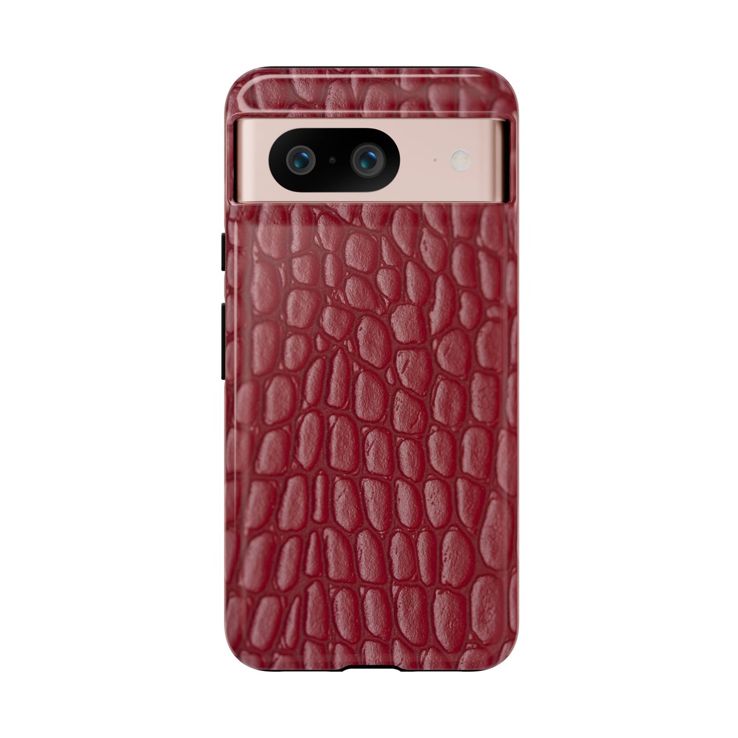 Red Leather - Tough Cases - Whimsical Phone Cases