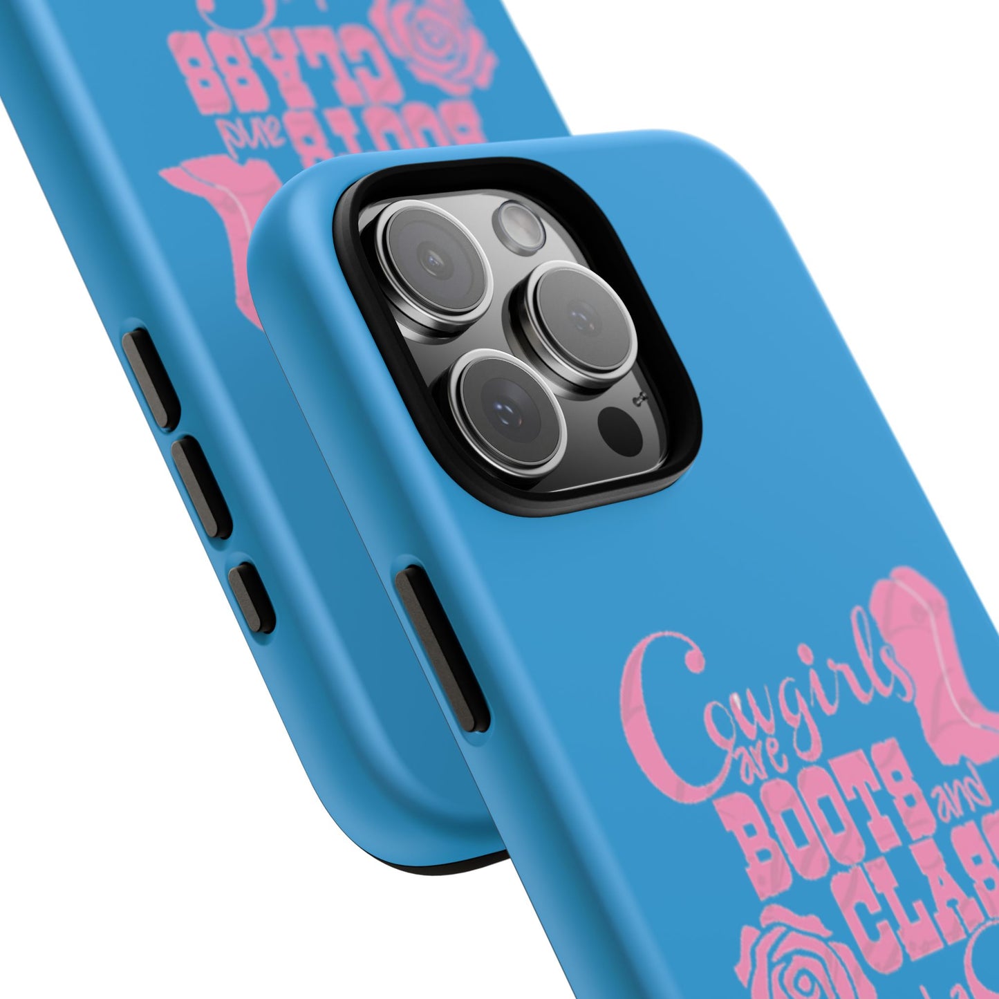 CowGirls are Boots -Tough Whimsical Phone Cases