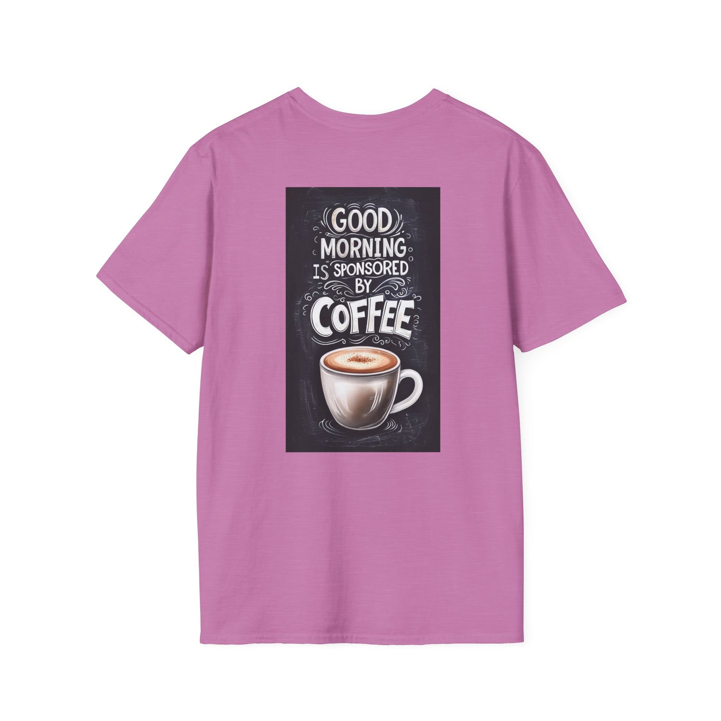 Sponsored by Coffee - Unisex Softstyle T-Shirts