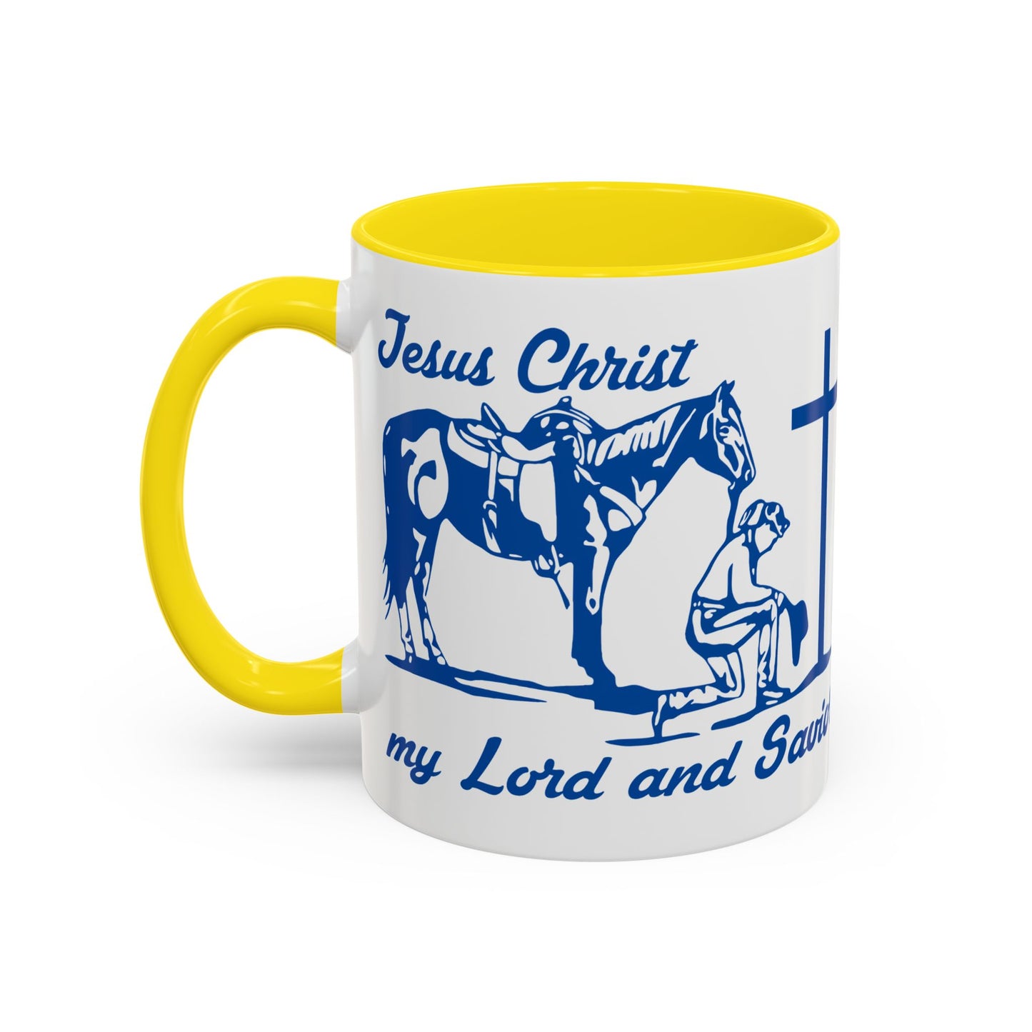 Lord and Savior - Accent Coffee Mug (11, 15oz) - Easter - Mother's Day - Father's Day