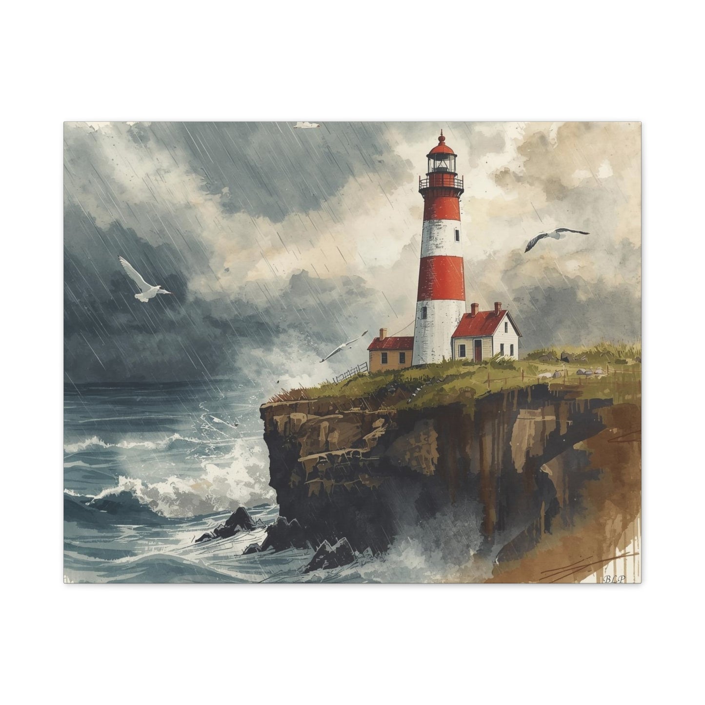 North Coast Light House - Canvas Stretched, 0.75" - 2026 Wall Art Places