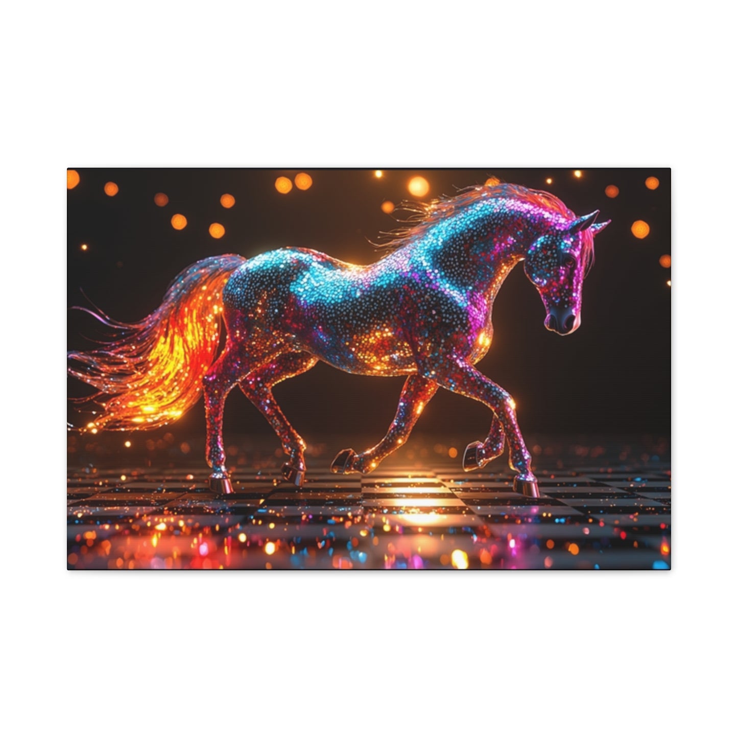 Bling Stallion - Canvas Stretched, 0.75"