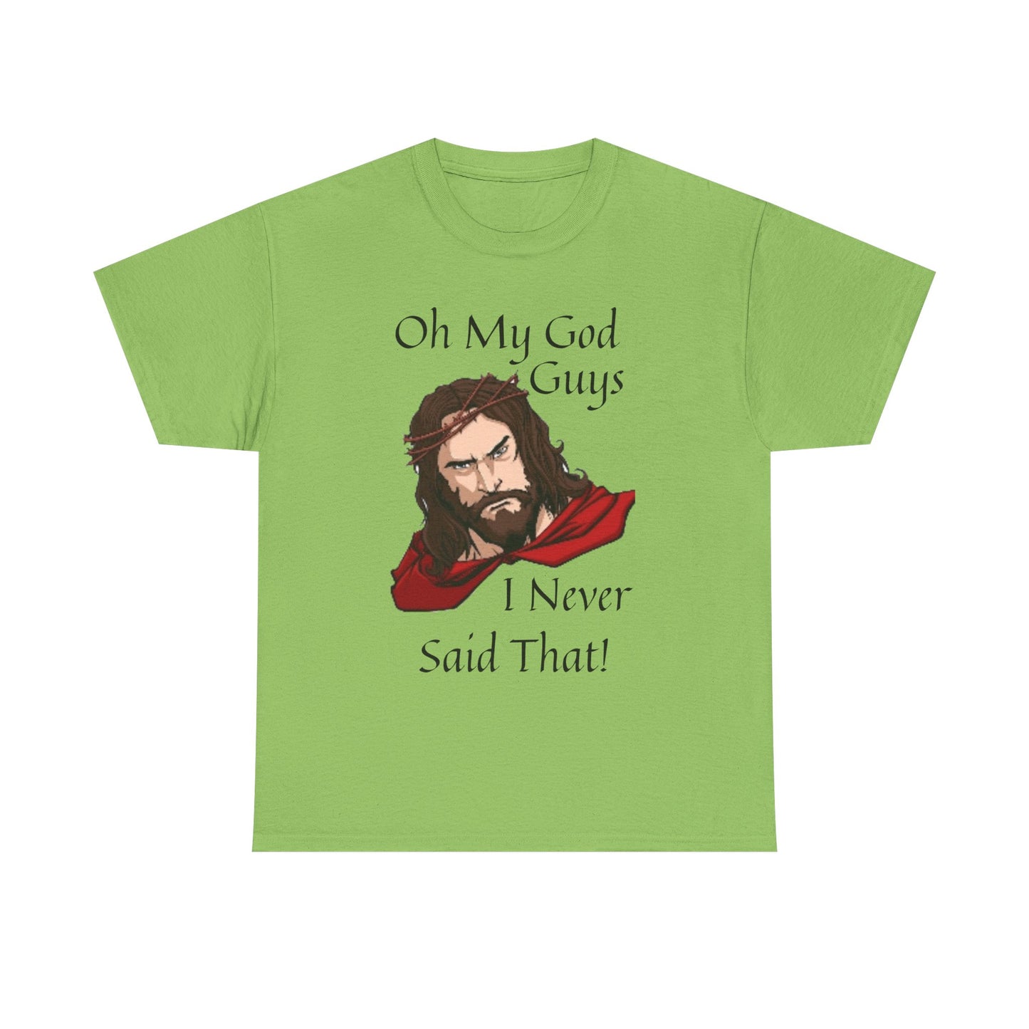 Oh My God - Unisex Heavy Cotton Tee - T-Shirts - Religious