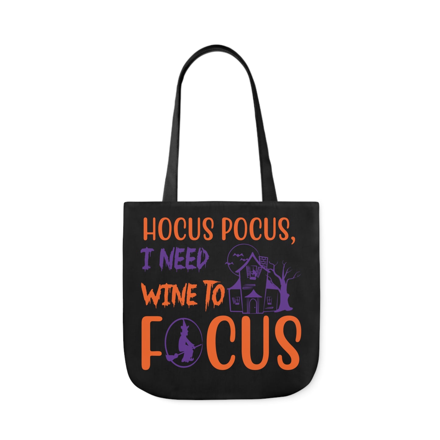 Hocus Pocus - Canvas Tote Bag, 5-Color Straps - Halloween