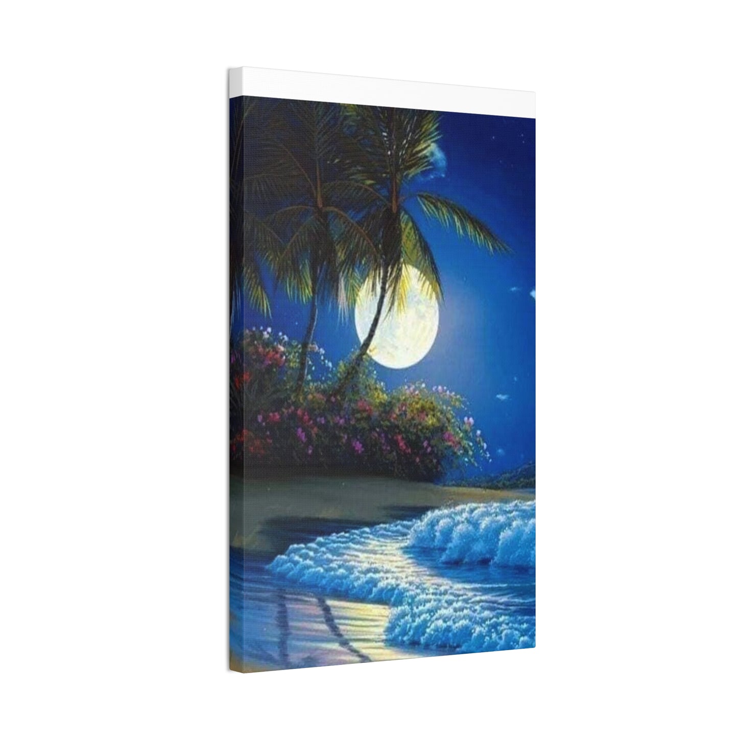 Desert Island Moon Light - Canvas Stretched, 0.75"