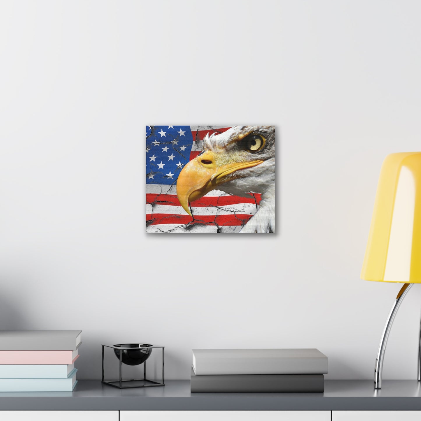 American Eagle - Canvas Stretched, 0.75" -  Military