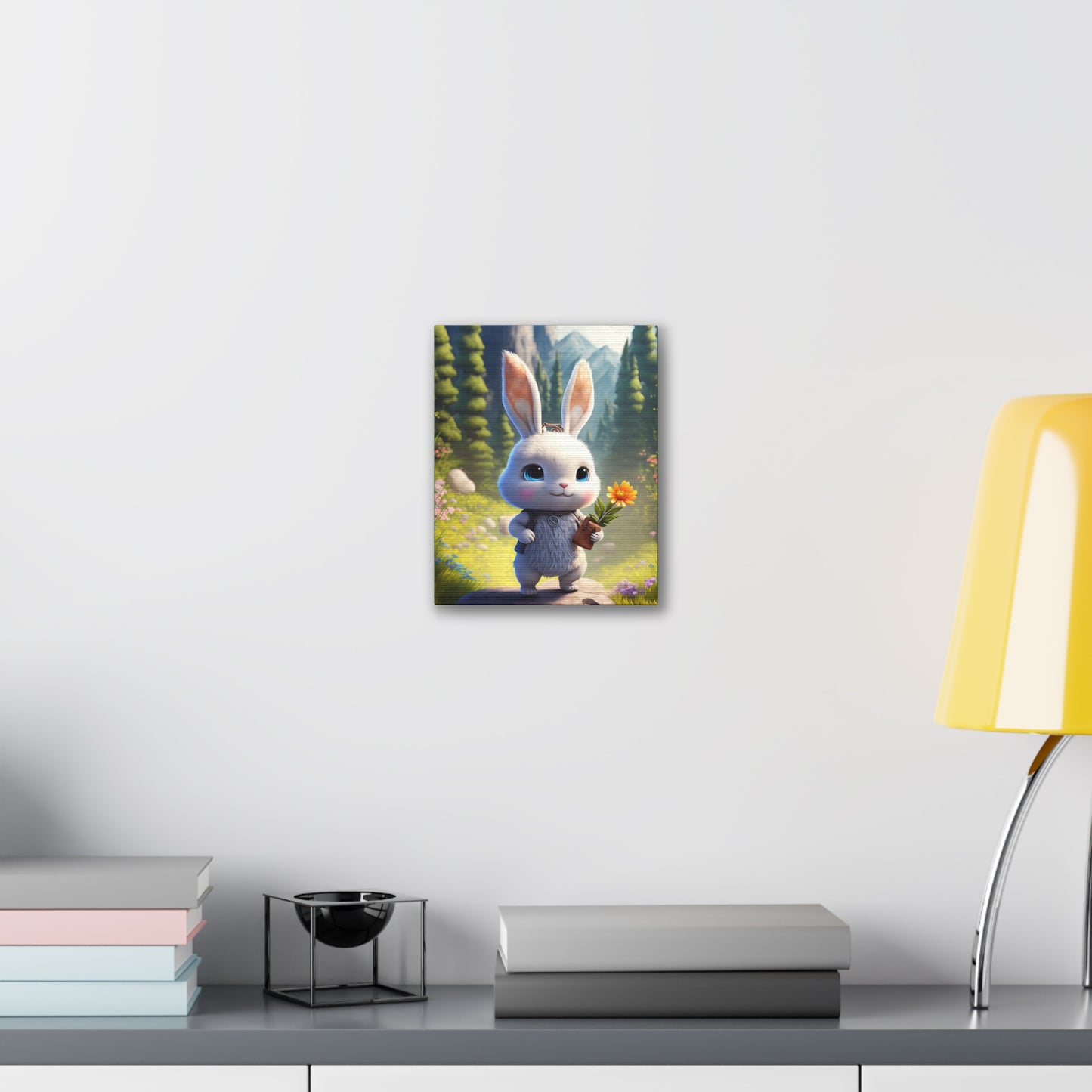 Bunny - Canvas Stretched, 0.75" - Easter