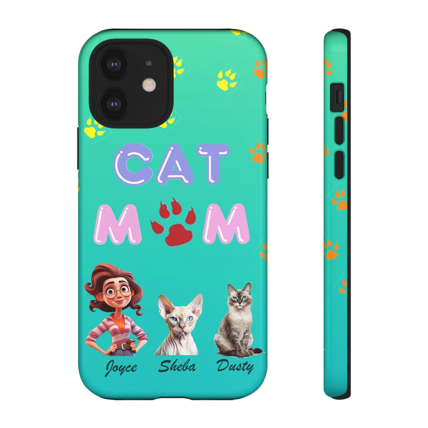 Cat Mom - Tough Cases - Mother's Day - Whimsical