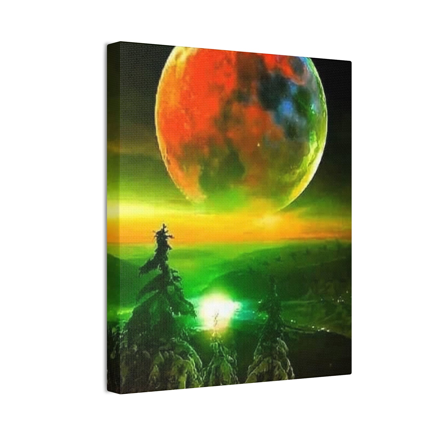 Harvest Moon - Canvas Stretched, 0.75"