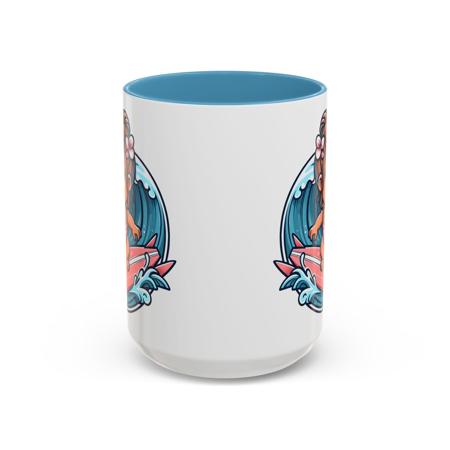 Little Surfer - Accent Coffee Mug (11, 15oz)