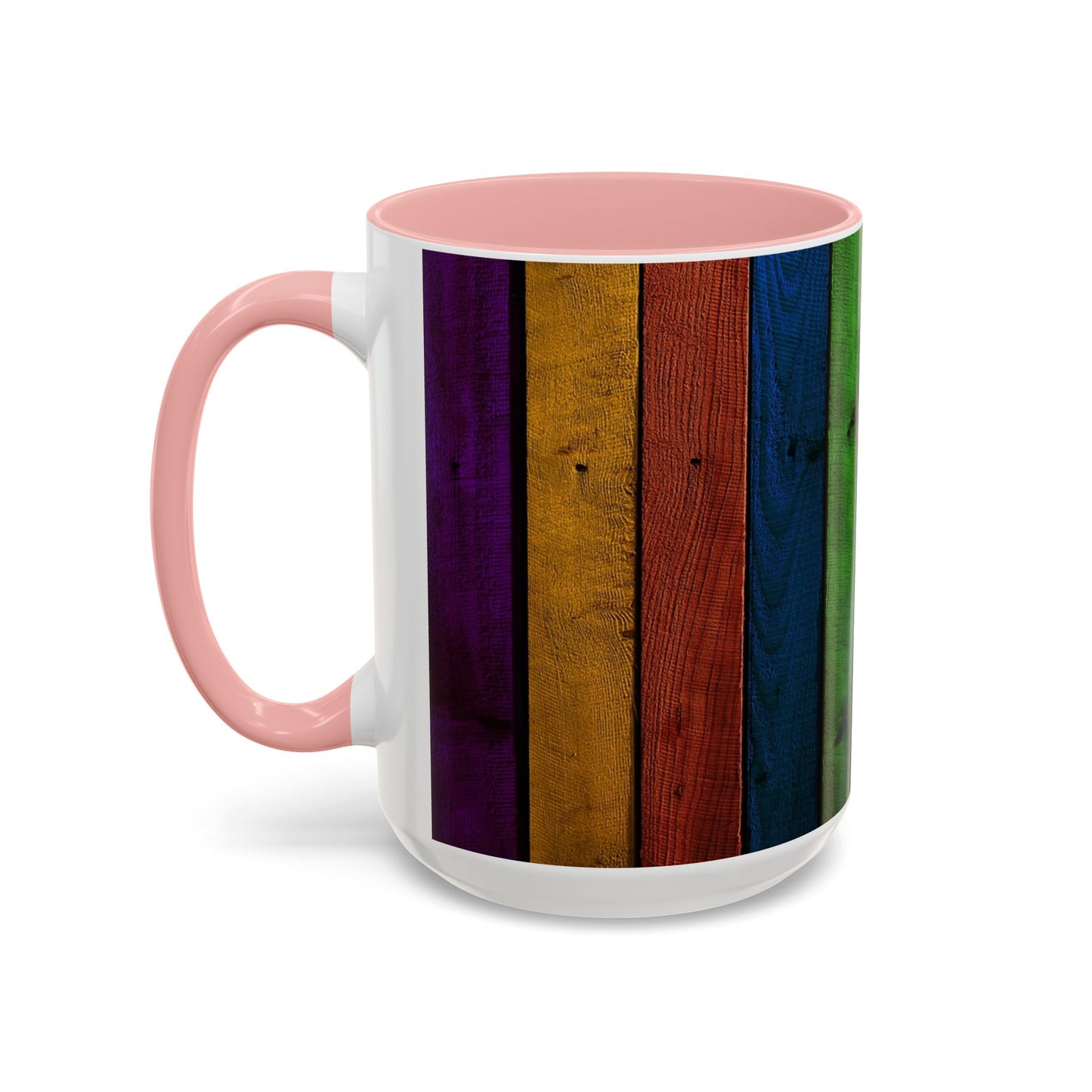 Colored Planks - Accent Coffee Mug (11, 15oz)