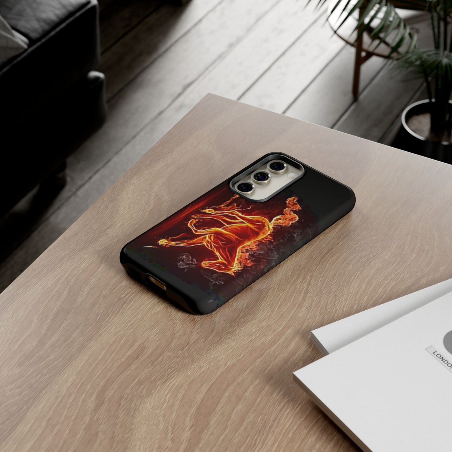 Burning Horse - Whimsical Phone Cases