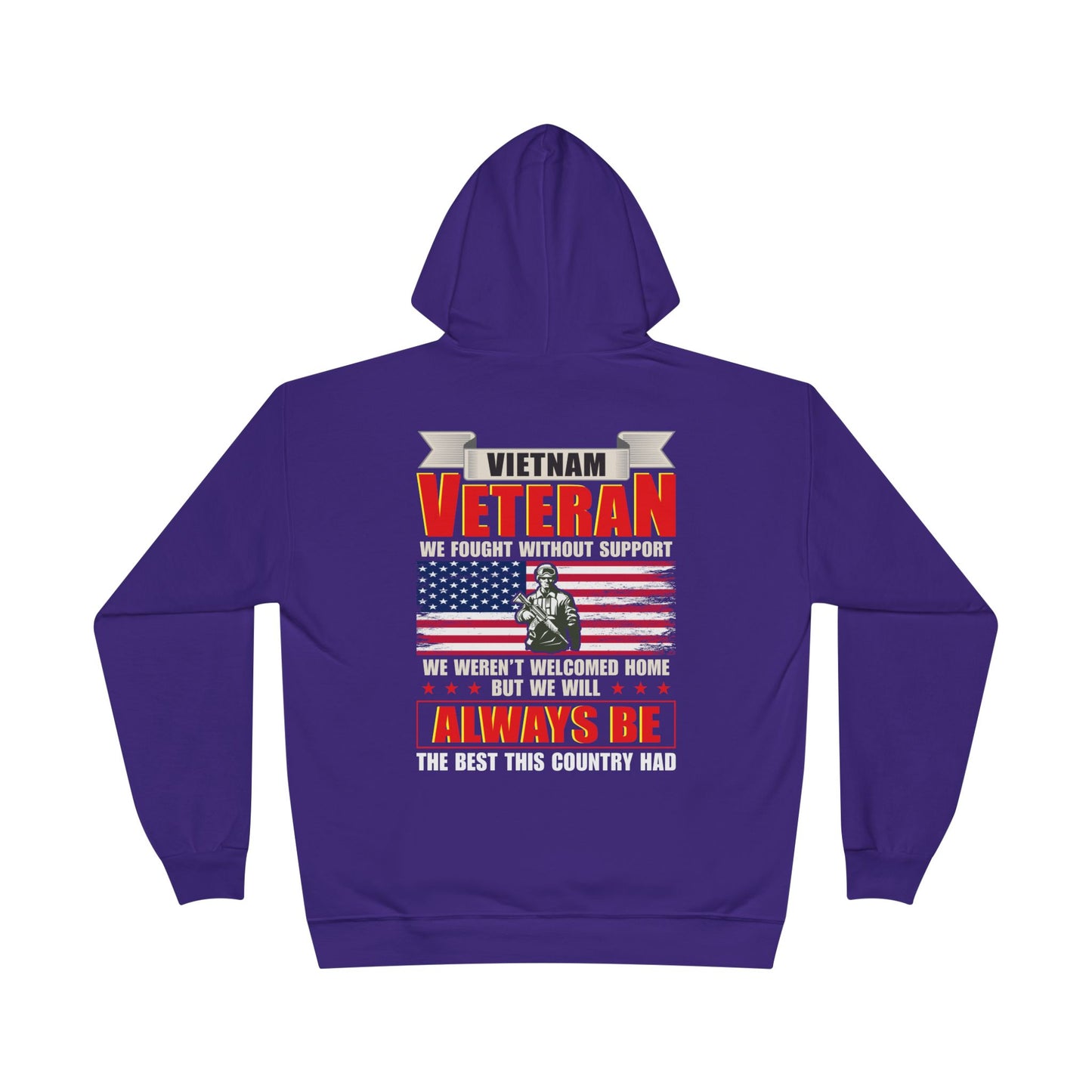 Military - Veteran - Unisex EcoSmart® Pullover Hoodie Sweatshirt