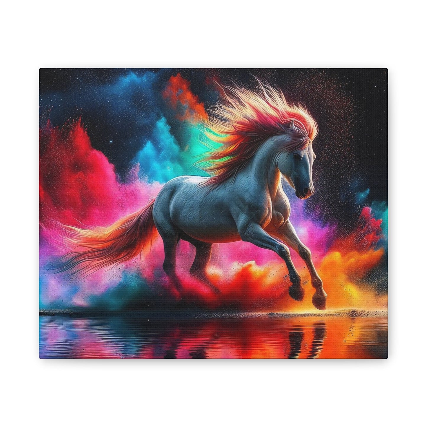 Colorful Horse - Canvas Stretched, 0.75"