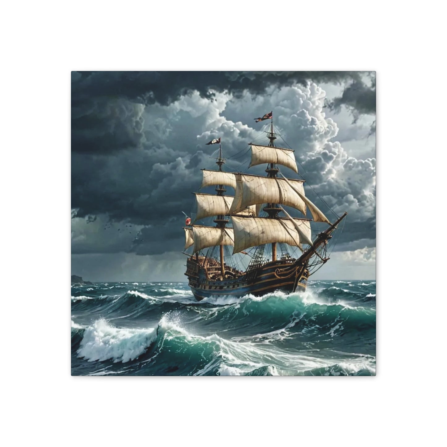 Sailing Ship - Canvas Stretched, 0.75" - Father's Day