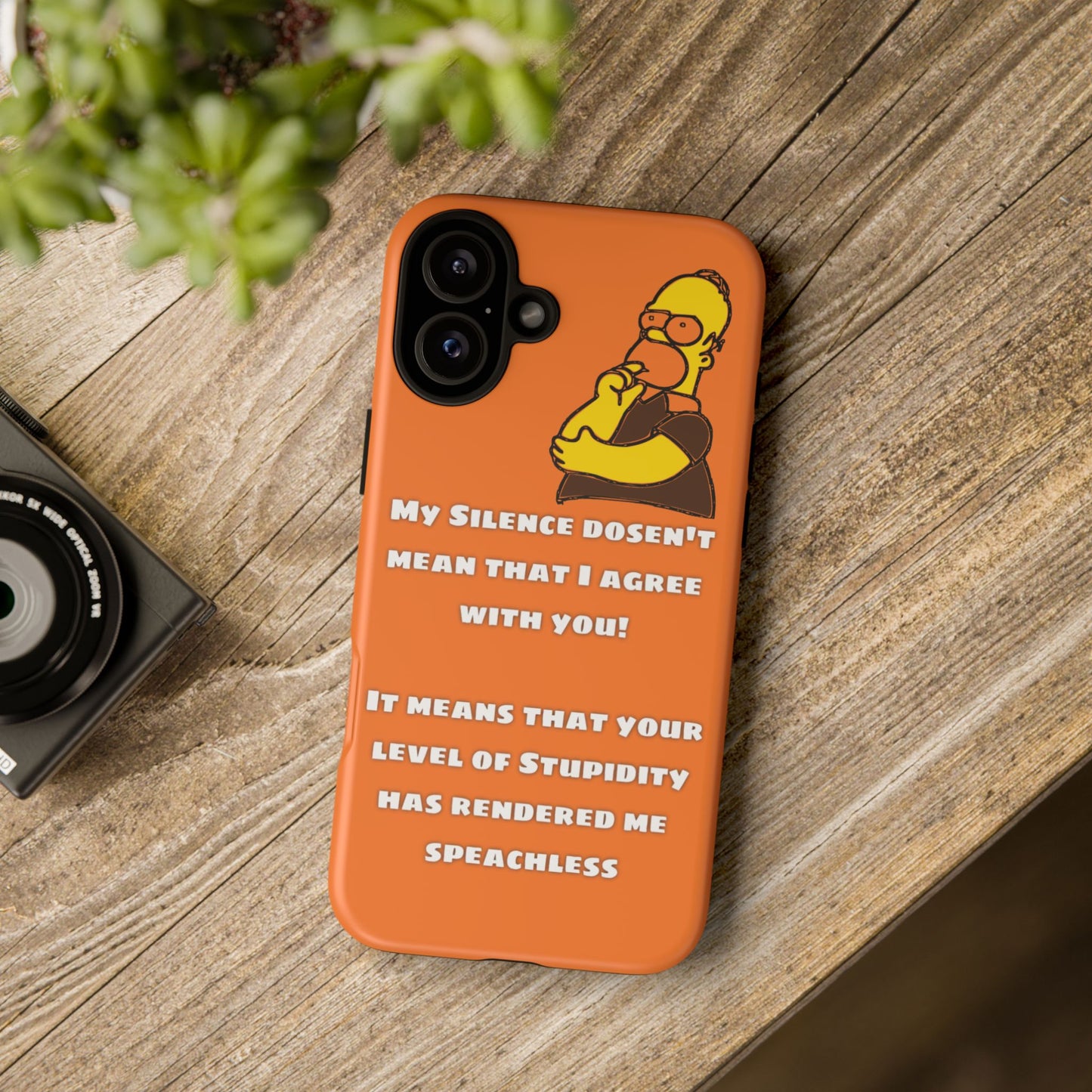 My Silence - Tough Cases - Whimsical Phone Cases